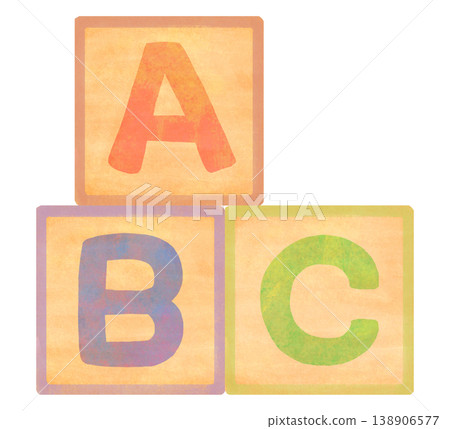 ABC積木圖示 ABC積木圖示 138906577