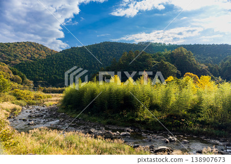 Tonozume, Morimachi, Shuchi District, Shizuoka Prefecture: Mountain village scenery Tonozume, Morimachi, Shuchi District, Shizuoka Prefecture: Mountain village scenery 138907673