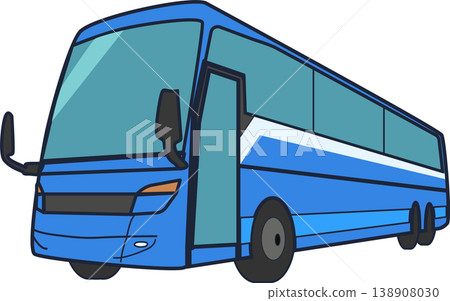 Highway buses, charter buses, large tour buses 138908030