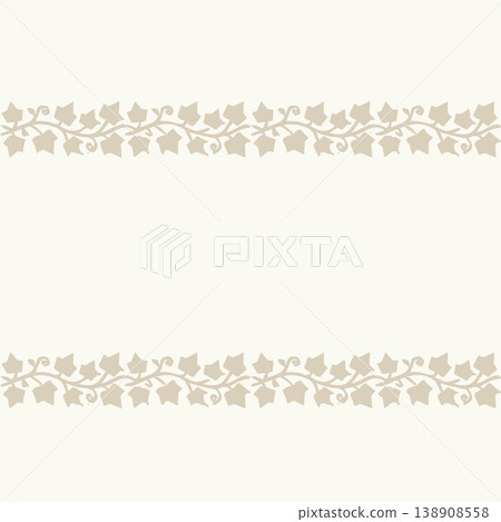 Floral Border Pattern Decorative Seamless Ornament Floral Border Pattern Decorative Seamless Ornament 138908558