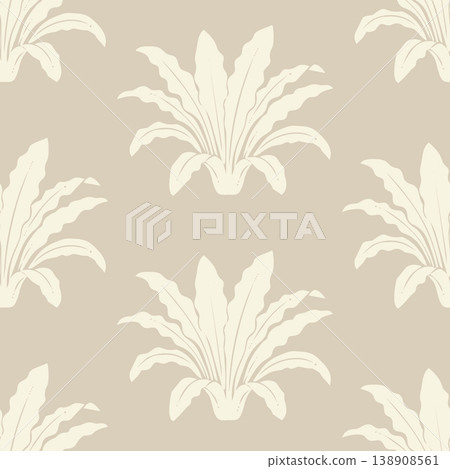 Botanical Plant Pattern Organic Minimal Design Botanical Plant Pattern Organic Minimal Design 138908561
