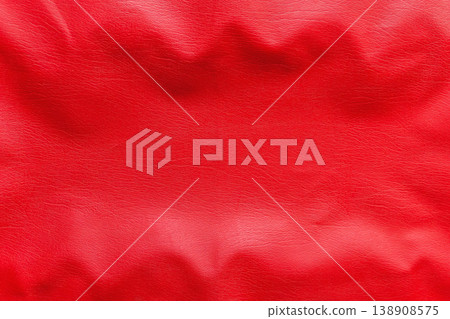 Wavy texture red faux leather material fabric vintage background abstract pattern Wavy texture red faux leather material fabric vintage background abstract pattern 138908575