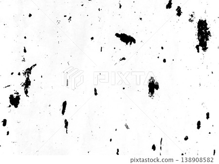 Splashes white black dark paint brush ink abstract pattern surface wall texture background 138908582