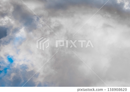Change weather atmosphere gray clouds cover blue sky background cloudscape nature Change weather atmosphere gray clouds cover blue sky background cloudscape nature 138908620
