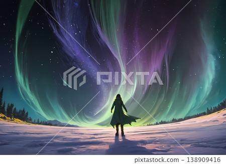 在北極光的指引下，神祕的黎明開啟了一段命運之旅。 138909416
