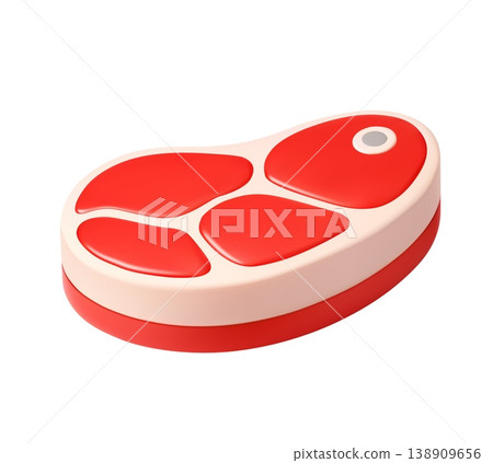 3d Raw Steak 3d Raw Steak 138909656