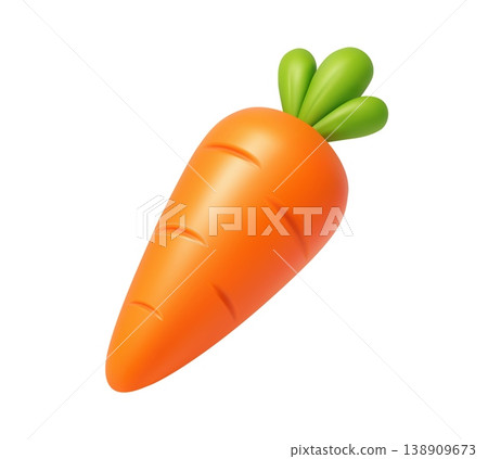 3d Fresh Carrot 138909673