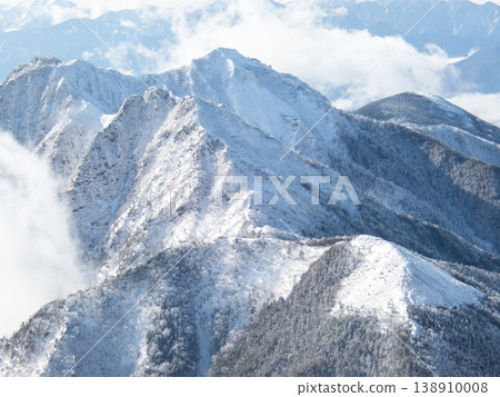 Snow-covered Yatsugatake Mountains, Akadake 138910008