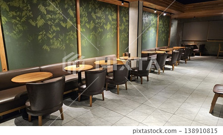 This cafe and restaurant interior with chair and table This cafe and restaurant interior with chair and table 138910815