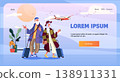 Active seniors traveling airport elderly couple with luggage airplane flying sky plants modern web page template 138911331