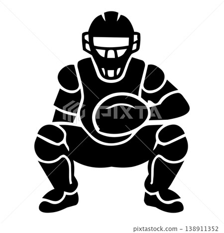 black silhouette of a soccer player 138911352