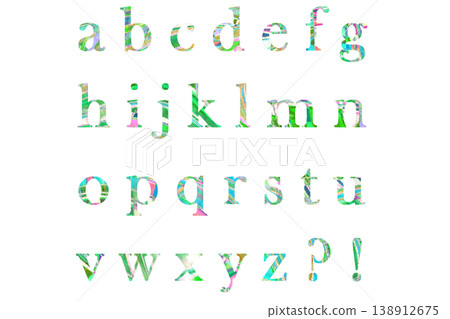 字母 6，小寫字母，大理石 1 138912675