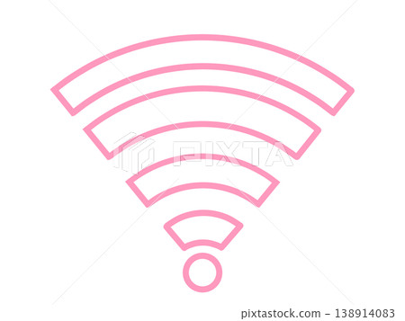 Wi-Fi Simple Pink 138914083