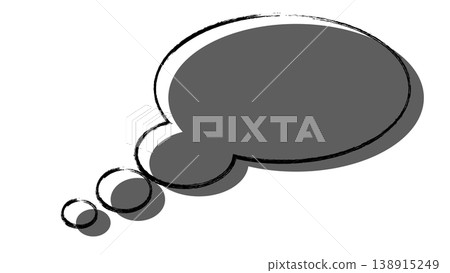 Simple colored speech bubble (outside the bubble: transparent background) Simple colored speech bubble (outside the bubble: transparent background) 138915249