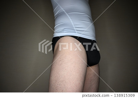 Man in underwear Man in underwear 138915309