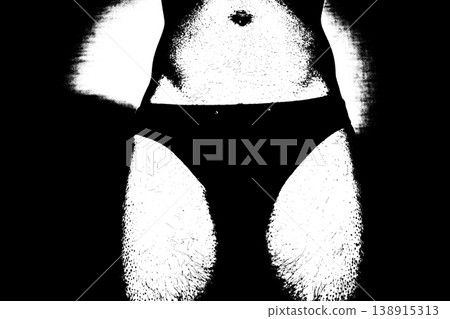 Man in underwear 138915313