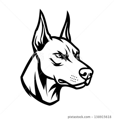 Dog Face Illustration Character Vector Logo Template Dog Face Illustration Character Vector Logo Template 138915618
