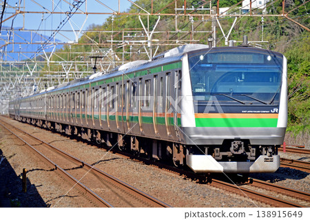Tokaido Main Line, Ninomiya - Oiso, JR East, E233 series 3000 series, U231 formation (Oyama) Tokaido Main Line, Ninomiya - Oiso, JR East, E233 series 3000 series, U231 formation (Oyama) 138915649