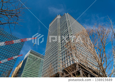 View of buildings under construction, etc. 138915689