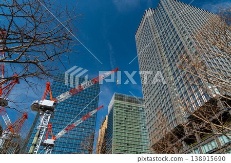 View of buildings under construction, etc. 138915690