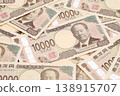 10000日元紙幣的背景 138915707