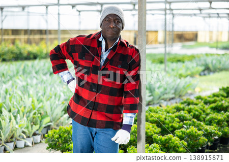 Portrait of an african american man farmer 138915871