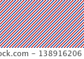 Stylish background material with red and blue stripes. 138916206