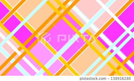 Geometric pattern, square, pink, orange Geometric pattern, square, pink, orange 138916280