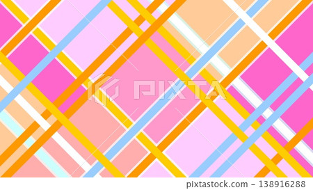 Geometric pattern, square, pink, orange Geometric pattern, square, pink, orange 138916288