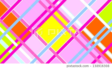 Geometric patterns, squares, pink, yellow, orange, green Geometric patterns, squares, pink, yellow, orange, green 138916308