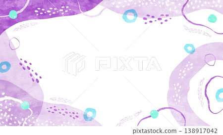 Watercolor background frame of an underwater scene. Gentle summer colors and an abstract illustration frame. Watercolor background frame of an underwater scene. Gentle summer colors and an abstract illustration frame. 138917042