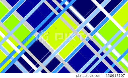 Geometric pattern, square, navy blue, green Geometric pattern, square, navy blue, green 138917107