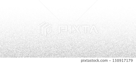 Dotted noise sand texture. Stippled grain gradient background. Black sprayed dots surface. Fading grunge dust grit overlay. Halftone speckles, particles or specks wallpaper. Vector rough grit backdrop Dotted noise sand texture. Stippled grain gradient background. Black sprayed dots surface. Fading grunge dust grit overlay. Halftone speckles, particles or specks wallpaper. Vector rough grit backdrop 138917179