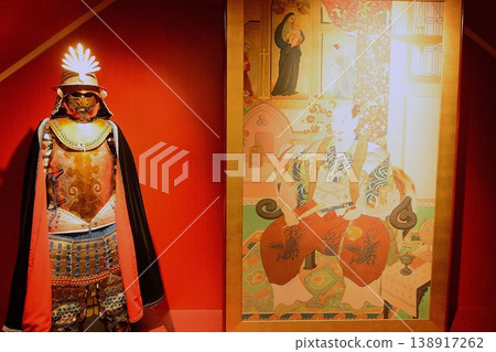 Oda Nobunaga's armor and A portrait Oda Nobunaga's armor and A portrait 138917262