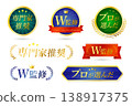 Seven quality assurance badges recommended by experts, supervised by two professionals, and selected by experts. 138917375