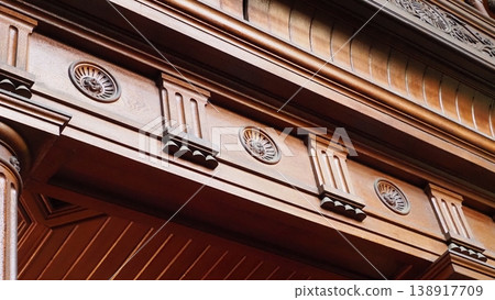 Former Iwasaki Residence, Western-style building, transom window 138917709