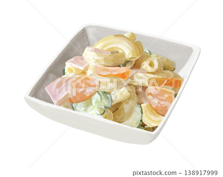 Macaroni salad (square plate) Macaroni salad (square plate) 138917999