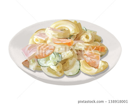 Macaroni salad (small plate) 138918001