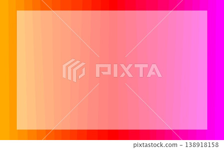 Gradient frame, white space, stripe pattern, pink, orange Gradient frame, white space, stripe pattern, pink, orange 138918158