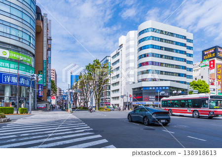 Tokyo cityscape: Tachikawa Station North Exit, North Exit Main Street, Akebonobashi Intersection Tokyo cityscape: Tachikawa Station North Exit, North Exit Main Street, Akebonobashi Intersection 138918613