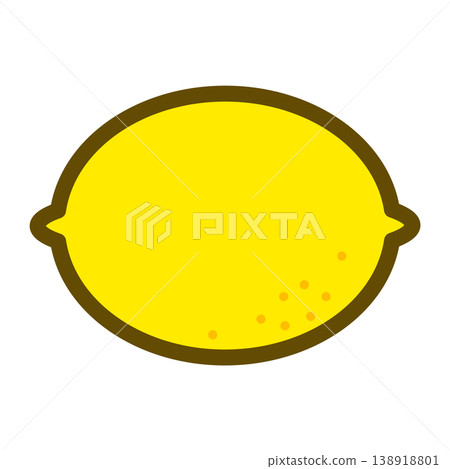 Simple lemon illustration Simple lemon illustration 138918801