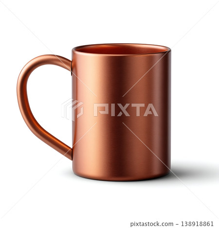 Copper Mug with Sleek Design for Modern Kitchen Use and Beverage Enjoyment Copper Mug with Sleek Design for Modern Kitchen Use and Beverage Enjoyment 138918861