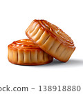 Delicious mooncake dessert on a bright surface for festive celebrations and traditions 138918880