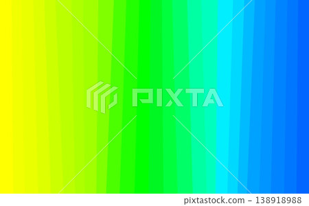 Gradient stripe pattern: green, yellow, blue 138918988