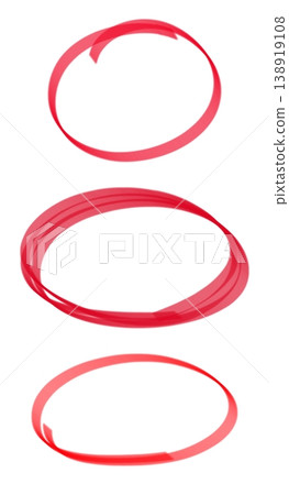 It is a circle drawn with a line. 138919108