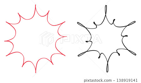 It's an explosion expressed in lines. It's an explosion expressed in lines. 138919141