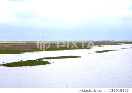 北海道縣立野付風蓮自然公園景觀:野付半島上的戶和原 北海道縣立野付風蓮自然公園景觀:野付半島上的戶和原 138919192
