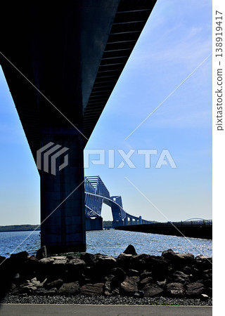 Scenery of Tokyo Gate Bridge Scenery of Tokyo Gate Bridge 138919417