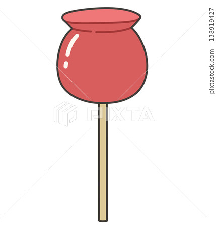 Red candy apple Red candy apple 138919427