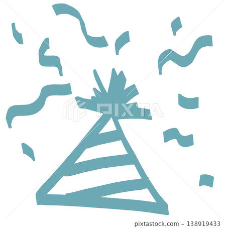 This is an illustration of a birthday hat. This is an illustration of a birthday hat. 138919433